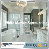 Simple Natural Stone Marble Tile for Bathroom Surrounding/Wall & Floor Tile