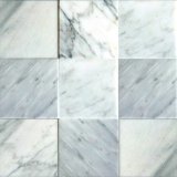 Bianco Carrara White Marble 4X4 Floor Tile Wall Tile
