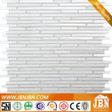 New Glass Mosaic, White Color for Kitchen Border Decoration (G655006)