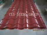 Unsymmetrical Glazed Steel Roofing Sheet/ Symmetrical Profiled Roofing Tile