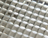 Silver Bevelled Mirror Glass Mosaic Tile for Wall Decoration