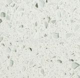 Solid Surface Countertop Material Engineered Artificial Crystal Quartz Stone Slab