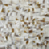 Freshwater Shell Nature Brown Color 25*25mm Arch Face Mosaic Tile