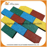 Ce Approved Brick Rubber Floor Tiles for Kindergarten