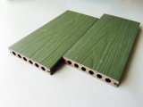Green Color Decking Hollow Core Floor Capped Komposite WPC
