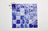 48X48mm Blue Wave Pattern Porcelain Ceramic Mosaic Tile for Decoration, Kitchen, Bathroom and Swimming Pool
