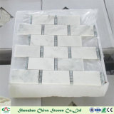 Rectangle Oriental White Marble Mosaic for Flooring/Wall Covering