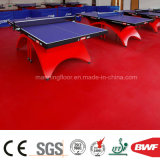 Red Snaked Vinyl Floor PVC Flooring Roll for Table Tennis Basketball Court with Ce SGS