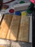 High Profile Polished Honey Onyx Baseboard Tiles