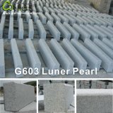 Factory Natural Grey Flamed G603 Lunar Pearl Granite Kerbstone
