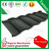 Nigeria Office Sand Stone Coated Metal Roofing Tile Steel Alumimun-Zinc Corrugated Wavy Roof Tile