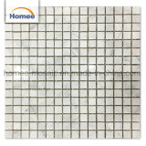 Square China Fashion Design Bianco Carrara White Marble Mosaic Flooring Tile