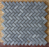 China Mosaic, Basalt Mosaic Stone, Grey Basalt Lava Stone Tiles