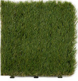 Water Permeable Artificial Grass Interlocking Garden Flooring Decorative Tile