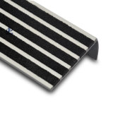 Carborundum Strip Matt Anodized Aluminum Stair Nosings