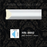 Decorative PU Plain Mouldings Polyurethane Cornice Panel Hn-8602