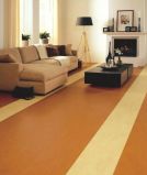 Corkwood Flooring with Polyurea Coating Used for Residence