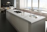 Pure White Quartz Solid Surface Stone Bathroom Countertops Building Material