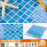 Hand Printing Blue Color Bathroom Glass Mosaic (G423019)