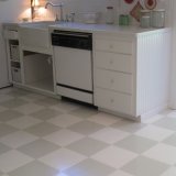 5mm Light Ceramic Surface Vinyl Tile Flooring for Kitchen