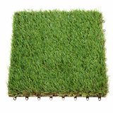 30mm Artificial Grass Tile Home Depot / Carpet Tiles / Decking Tiles SGS Fire Test