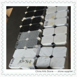 China Polished and Honed White Marble Mosaic Floor Tile