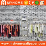 China Wallpaper Supplier, Cheap Price White Brick 3D Wall Paper