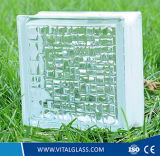Certified Decorative Tempered Mosaic Patterned Glass Brick /Building Grade