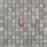 Brown Color Type Aluminium Mix Marble Mosaic (CFA75)