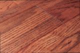 Red Oak Engineered Wood Flooring-3 Strips Gunstock Color with Flat Surface (LYEW 18)