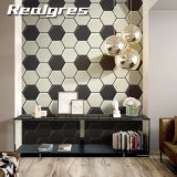 Beveled Polishing Surface Design Hexagonal Wall Tile
