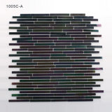 Construction Material Linear Stained Glass Mosaic Tile