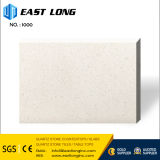 Scratch Resistant White Fine Grain Quartz Stone Slabs for Shopping Mall/Home Decor
