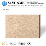 Pure Beige Quartz Stone Slabs Wholesale for Countertops/Engineered/Vanity Tops/Wall Panel