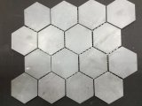 Bardiglio Marble 3'' Hexagon Mosaic Polished Tile