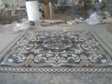 Water Jet Marble Mosaic Pattern Honeycomb Medallion for Lobby Flooring