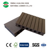 Waterproof Wood Plastic Composite Hollow WPC Decking Board (M42)