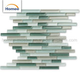 China Wholesale Stick Wall Decoration Green Glass Mosaic