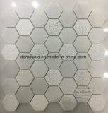 Crystal White Hexagon Marble Mosaic Tile