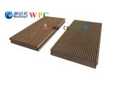 140*25mm Wood Plastic Composite Solid Decking with CE, Fsg SGS, Certificate