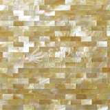 Yellow Lip Mop Shell 10*20mm Rectangle Mosaic Tile
