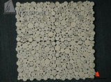 Star White Marble Mosaic Tile for Bathroom Wall and Floor