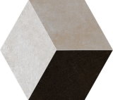 Three-Dimensional Orange Hexagon Mosaic Ceramic Tile for Floor