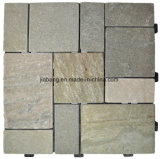 Natural Slate Stone Outdoor Flooring Tile with PE Base