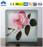 Jinghua High Quality Artistic P-037 Painting Glass Block/Brick