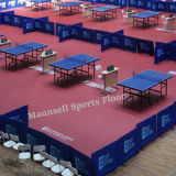Plastic PVC Table Tennis Flooring with Ifff/Bwf/Ce Standard Made in Chna