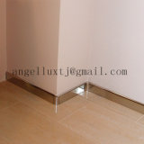 Cheap Price Silver Brushed 201 Stainless Steel Skirting Board Edge Protection