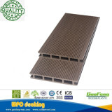 Wood Grain Exterior Sustainable Wood Plastic Composite Hollow Decking (25*150mm)