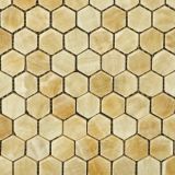 Honey Onyx Hexagon Wall Tile