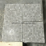Polished Serpegiante Grey, White Wood Grain Marble Mosaic for Floor/Wall Tile